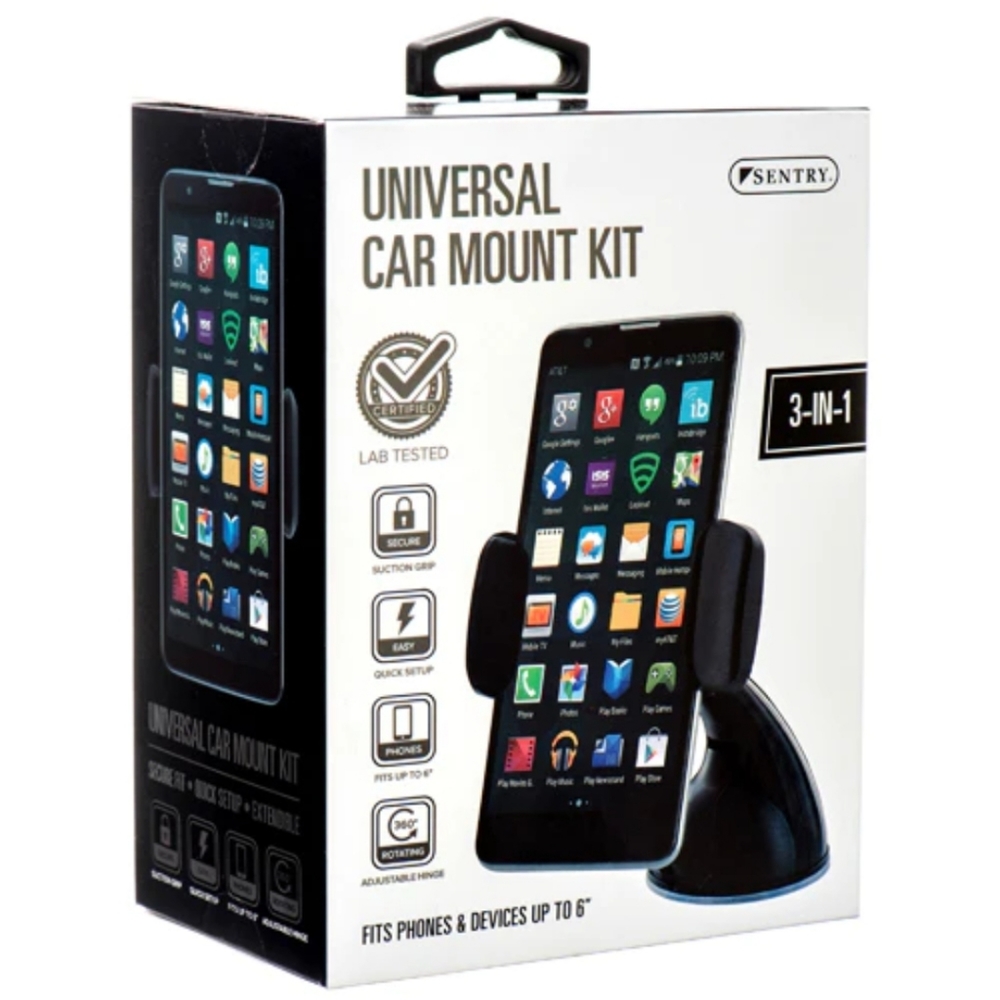 Sentry 3-in-1 Universal Car Mount Kit